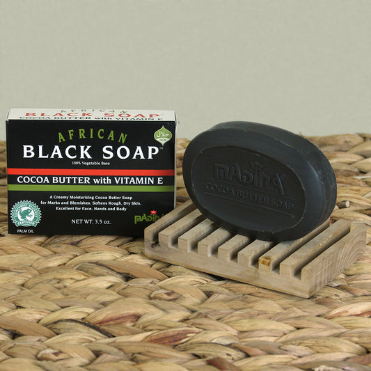 African Cocoa Butter Black Soap